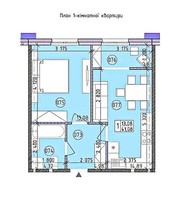 Квартира на ЖК Нова Англія в Київ, ID 170150, фото №1