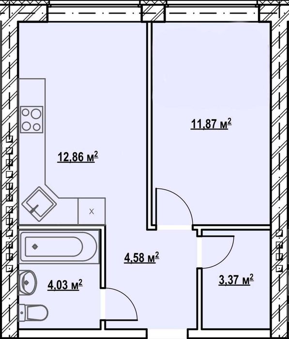 Квартира на ЖК Comfort Hall в Києві, ID 221079, фото №13