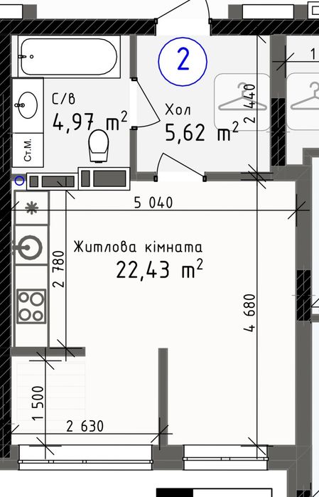 Квартира на вул. Грушевського в Одесі, ID 205037, фото №4