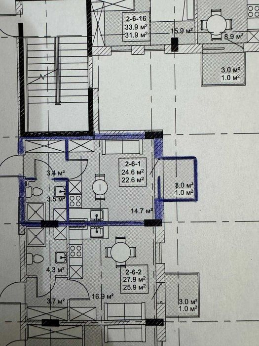Квартира на вул. Бочарова в Одесі, ID 173998, фото №2