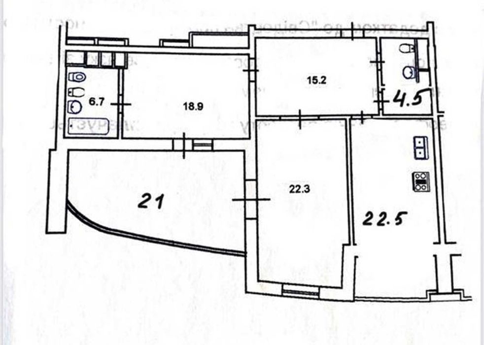 Квартира на вул. Коновальця, 36б в Києві, ID 165328, фото №13
