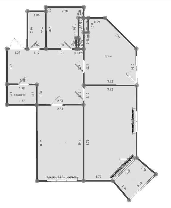 Квартира на вул. Бакинська, 37-Д в Києві, ID 177176, фото №24