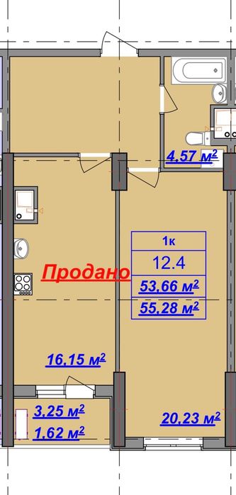 Квартира на Б. Фонтан в Одесі, ID 182318, фото №8