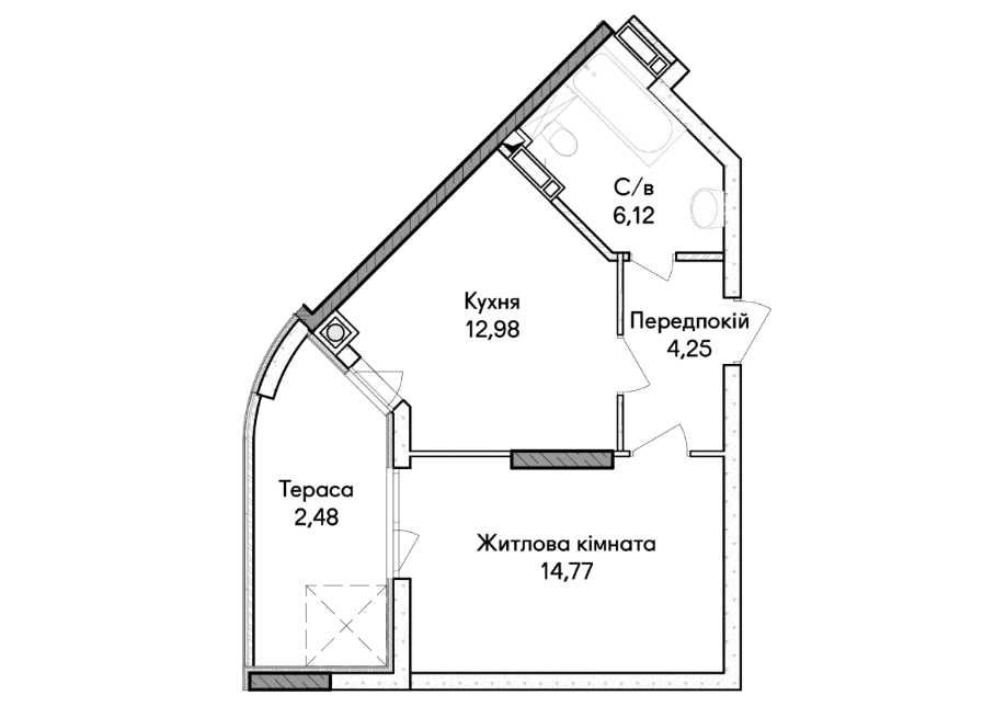 Квартира на вул. Ірпінь, 38 в Києві, ID 282225, фото №6