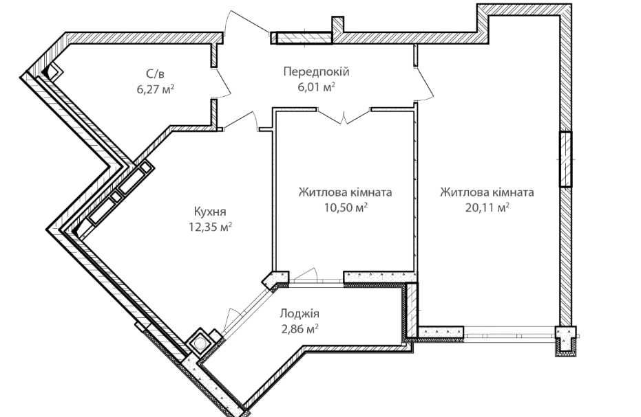 Квартира на вул. Ірпінь, 20 в Києві, ID 243676, фото №6