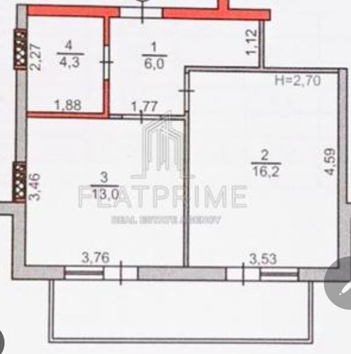 Квартира на вул. Метрологічна, 56А в Києві, ID 273328, фото №4