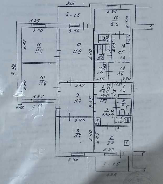 Квартира на вул. Головка, 63 в Кривому Розі, ID 189059, фото №12
