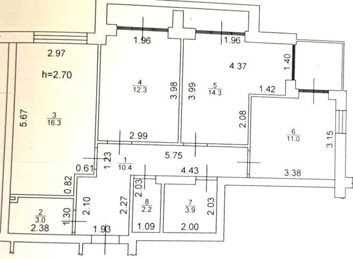 Квартира на ЖК «Центральний 2» в Києві, ID 294433, фото №18