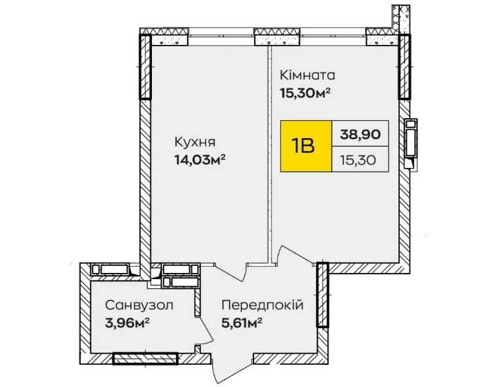 Квартира на ЖК Синергія в Києві, ID 259579, фото №1