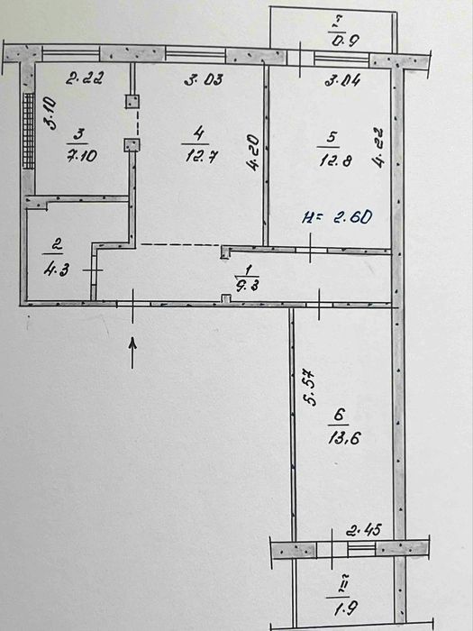 Квартира на вул. Свято-Николаевська в Кривому Розі, ID 175139, фото №21