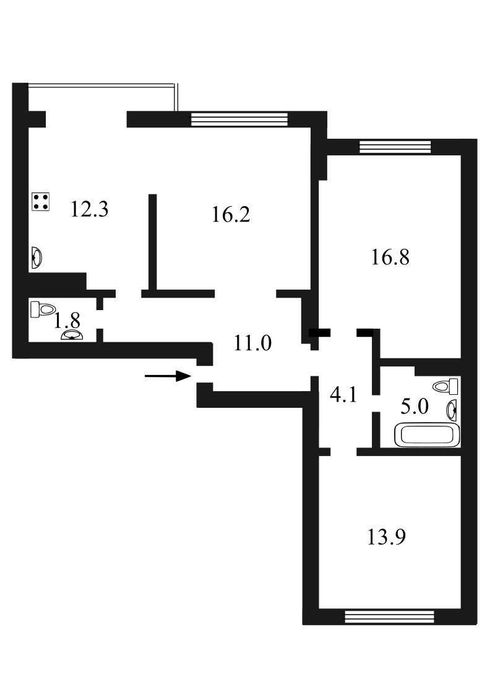 Квартира на ЖК Голосіївський в Київ, ID 183954, фото №2