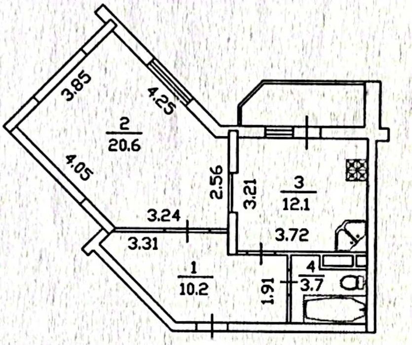 Квартира на вул. Композитора Мейтуса, 4-А в Києві, ID 182863, фото №24