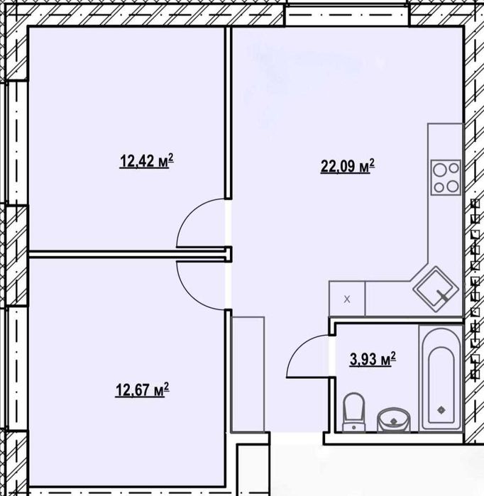 Квартира на ЖК Comfort Hall в Києві, ID 223341, фото №12