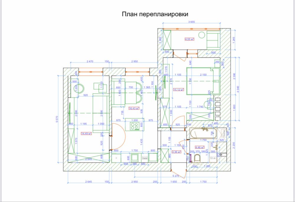 Квартира на вул. Сумська в Харкові, ID 190498, фото №6