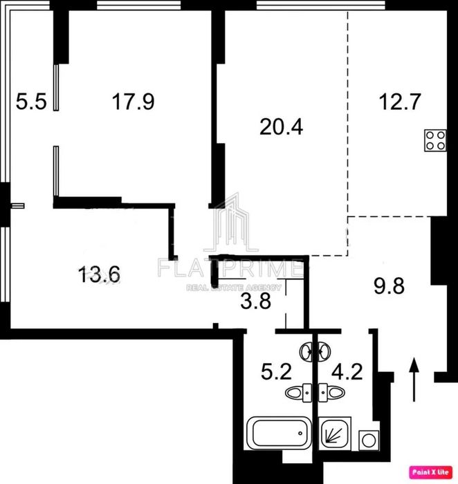 Квартира на вул. Дегтярівська, 17 в Київ, ID 182322, фото №2