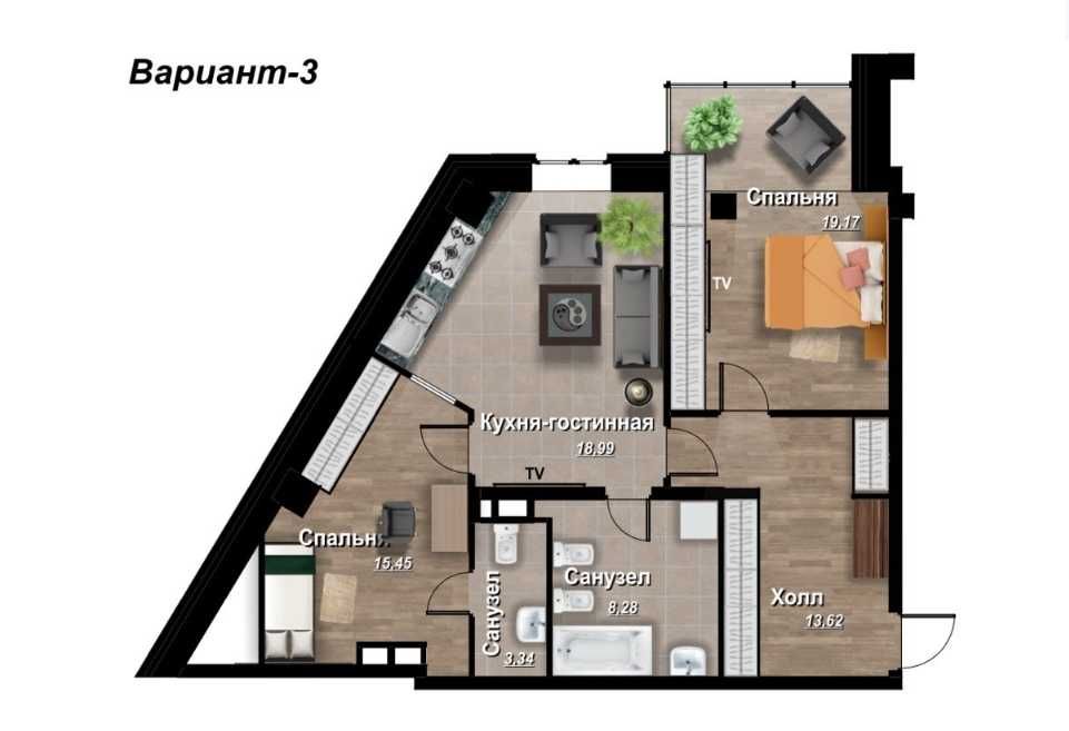 Квартира на ЖК "Аквамарин" в Одесі, ID 173225, фото №15