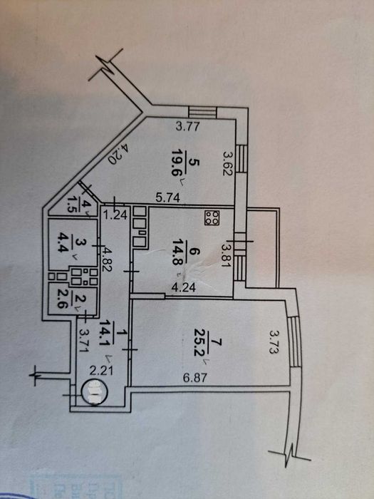Квартира на вул. Голосіївська, 13Б в Києві, ID 205182, фото №24