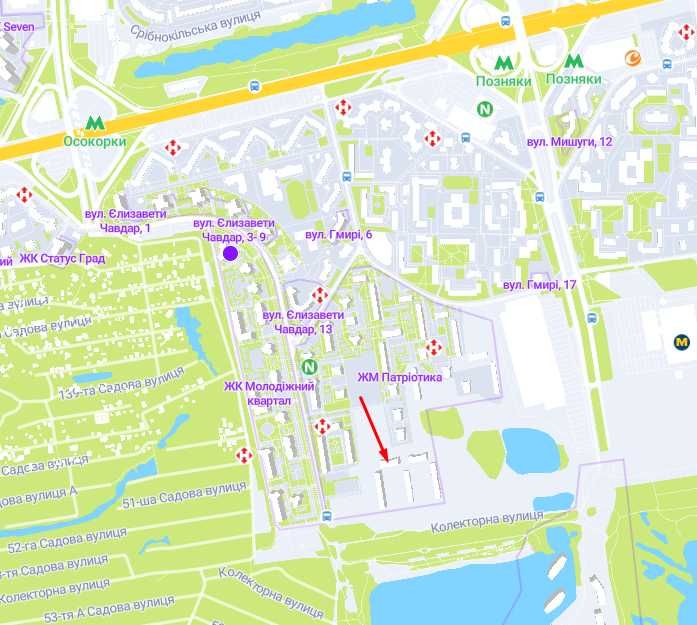 Квартира на вул. Софії Русової, 27 в Києві, ID 268295, фото №24