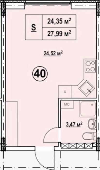 Квартира на біля метро Бориспільська в Києві, ID 184084, фото №13