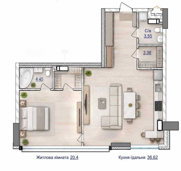 Квартира на вул. Андрія Верхогляда в Київ, ID 168271, фото №4