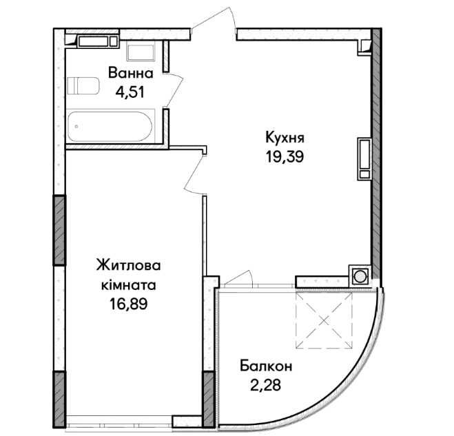 Квартира на Синергія Сіті в Києві, ID 318010, фото №4