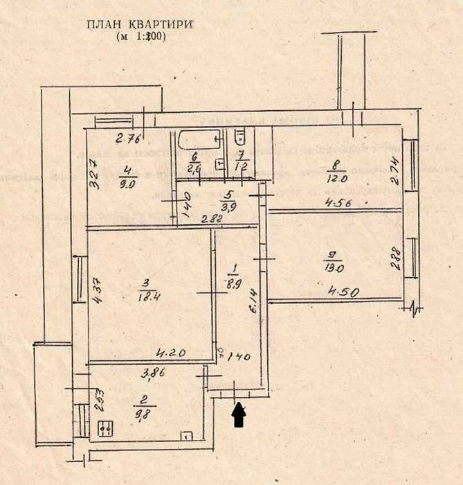 Квартира на вул. В. Великого, 75 в Черкасах, ID 249494, фото №24