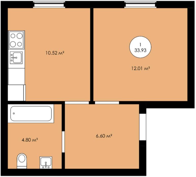 Квартира на ЖК Aura Building в Києві, ID 312745, фото №2