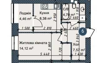 Квартира на вул. Сахарова в Одесі, ID 311438, фото №6