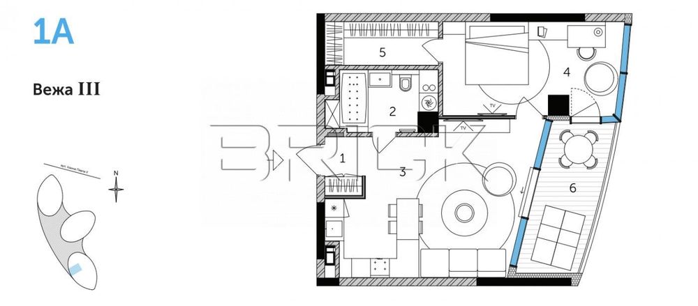 Квартира на Taryan Towers в Києві, ID 209201, фото №1