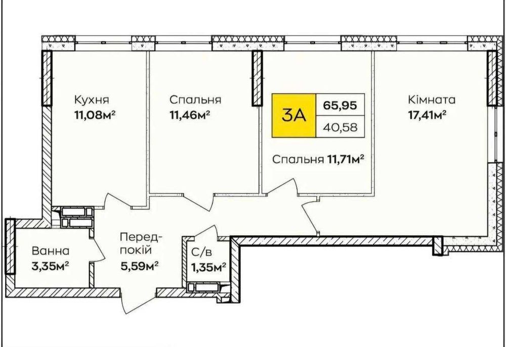 Квартира на біля метро Позняки в Києві, ID 164497, фото №10