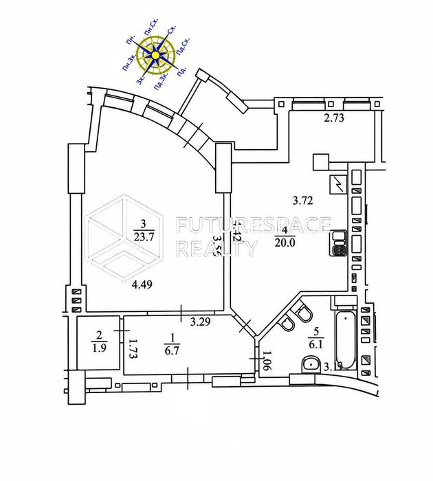 Квартира на бул. Миколи Міхновського, 14-16 в Києві, ID 209138, фото №15