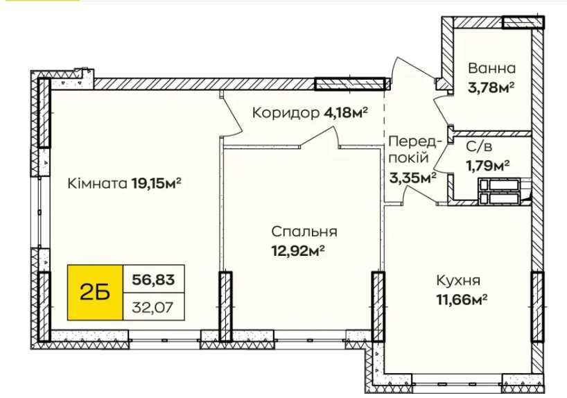 Квартира на ЖК Синергія Київ в Києві, ID 199201, фото №5