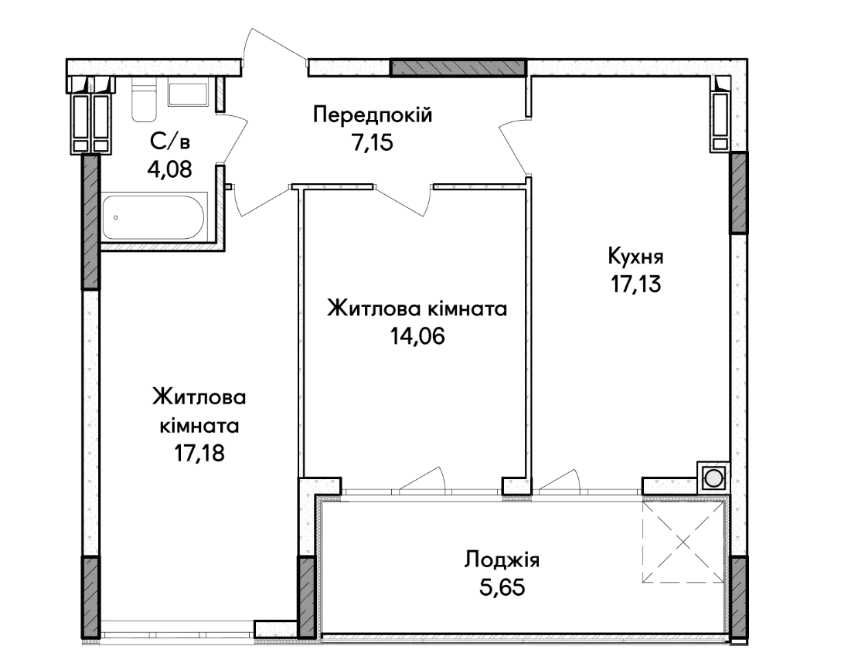Квартира на Синергія Сіті в Києві, ID 243992, фото №11