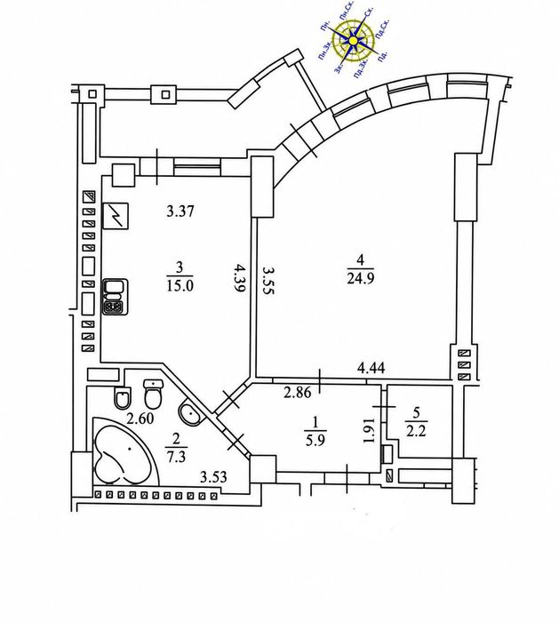 Квартира на бул. Миколи Міхновського, 14-16 в Києві, ID 183007, фото №16