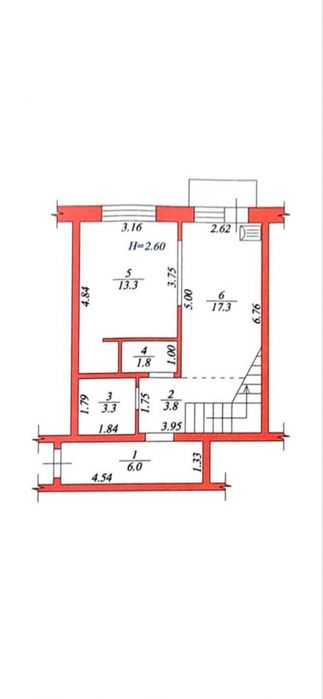 Квартира на вул. Б. Хмельницького в Київ, ID 308879, фото №2