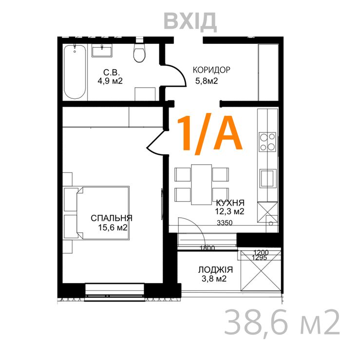 Квартира на ЖК Міський в Києві, ID 251110, фото №4