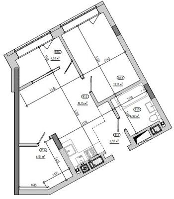 Квартира на вул. Величковського в Львові, ID 180862, фото №4