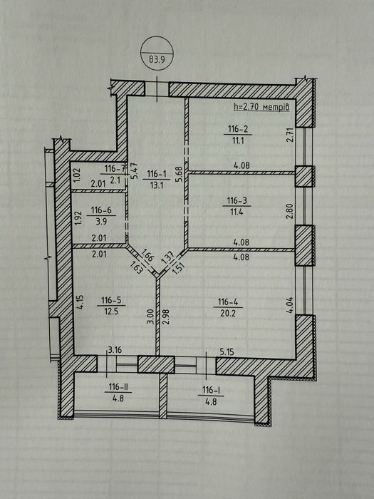 Квартира на ЖК Еверест в Суми, ID 292449, фото №2