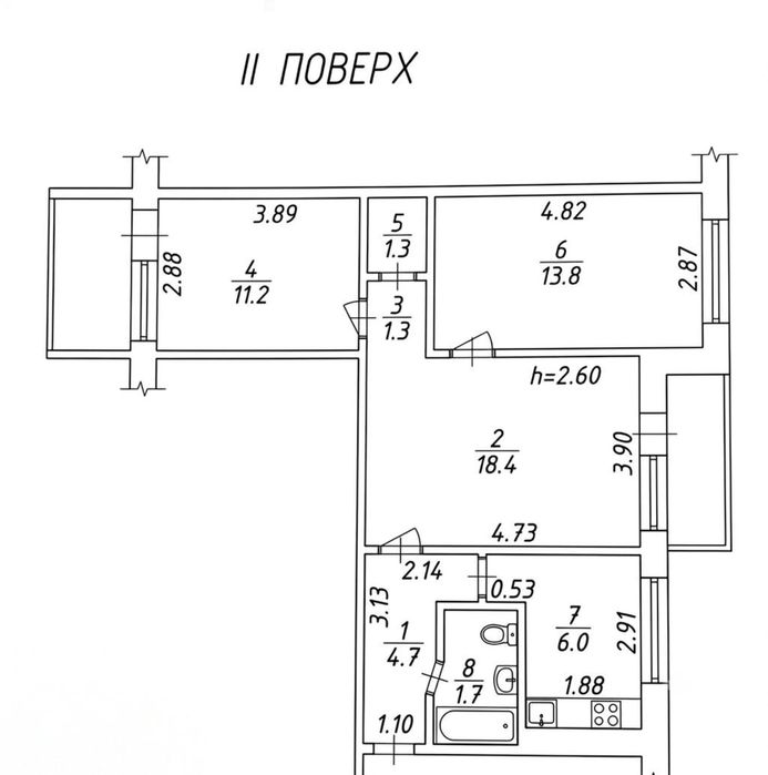 Квартира на вул. Марсельська, 1 в Одесі, ID 201697, фото №8