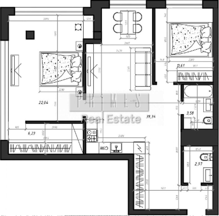 Квартира на вул. Жилянська, 68 в Києві, ID 370977, фото №3