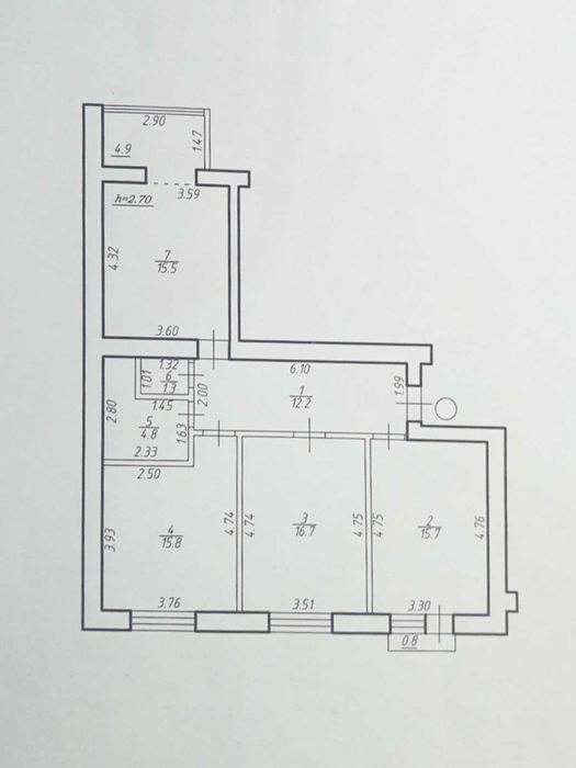 Квартира на вул. Стуса, 38 в Івано-Франківську, ID 190089, фото №10