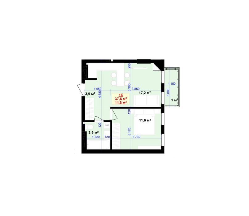 Квартира на ЖК Liberty Gardens в Івано-Франківську, ID 364463, фото №6