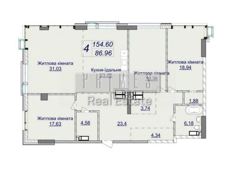 Квартира на ЖК Новопечерські Липки в Києві, ID 167046, фото №6