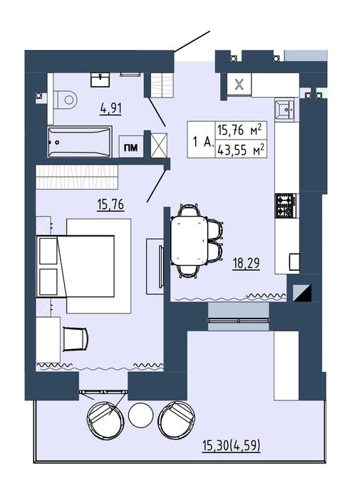 Квартира на вул. Окружна, 48 в Луцьку, ID 235466, фото №1
