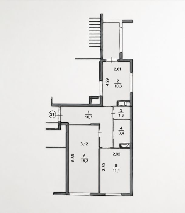 Квартира на ЖК Paradise Avenue в Київ, ID 328472, фото №5