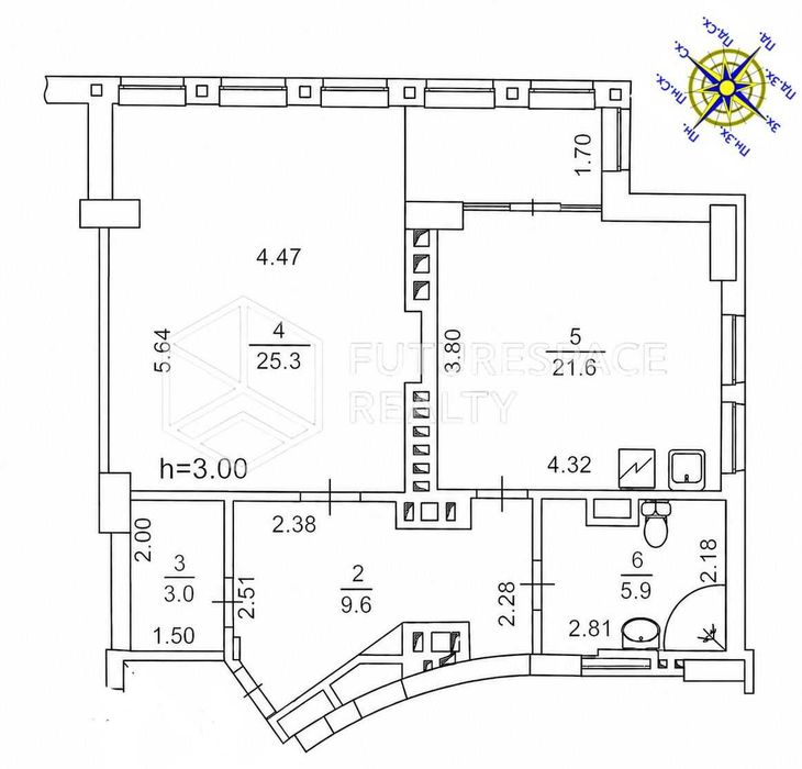 Квартира на бул. Миколи Міхновського, 14-16 в Києві, ID 268494, фото №9