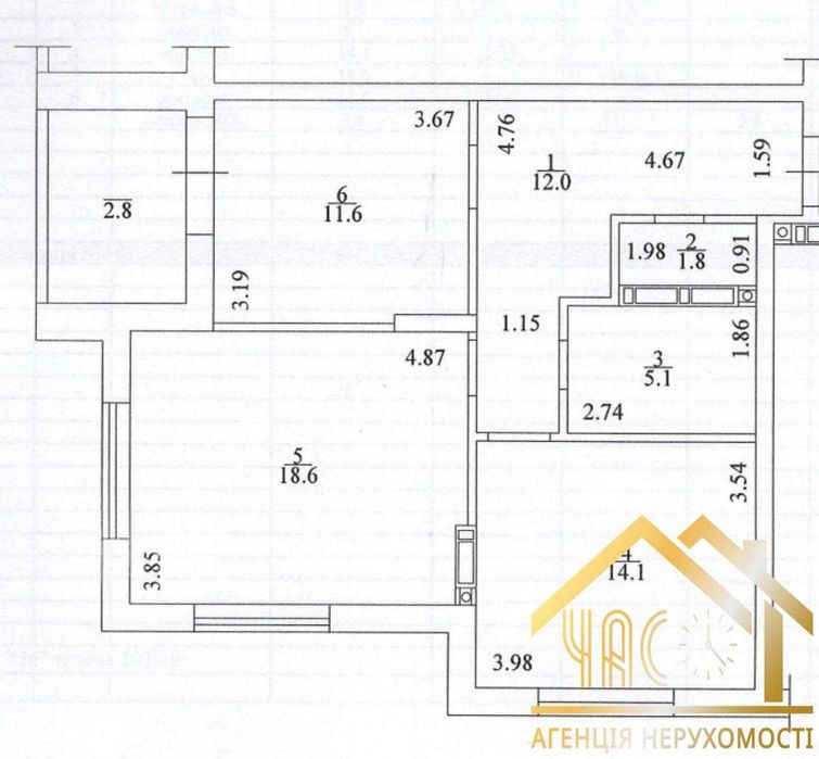 Квартира на ЖК «Акварелі 2» в Києві, ID 306624, фото №2
