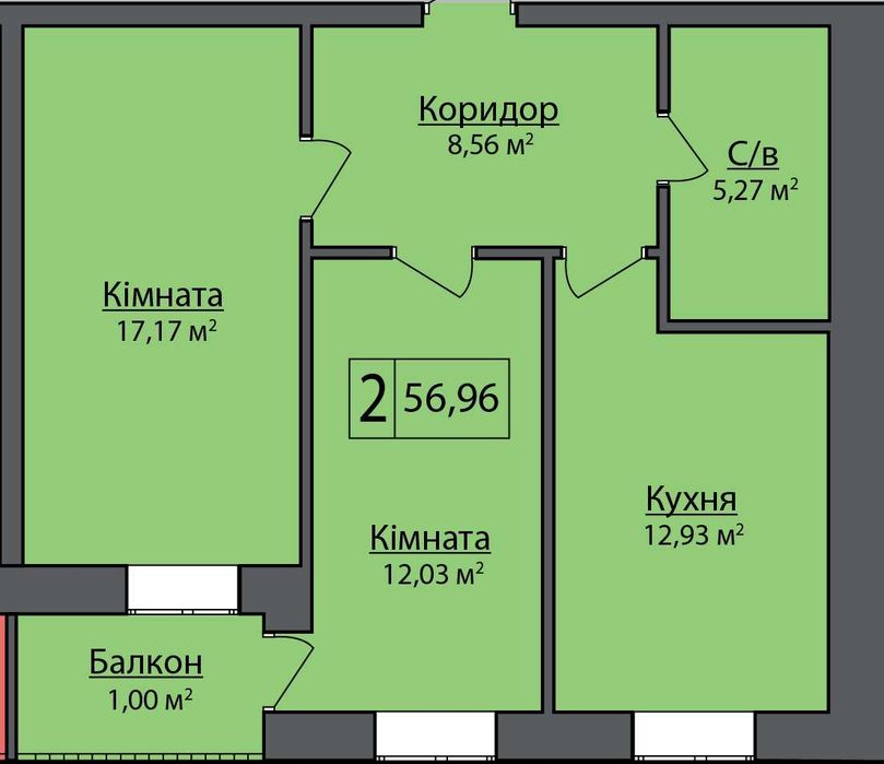 Квартира на пр. Відродження, 42 в Луцьку, ID 219771, фото №6