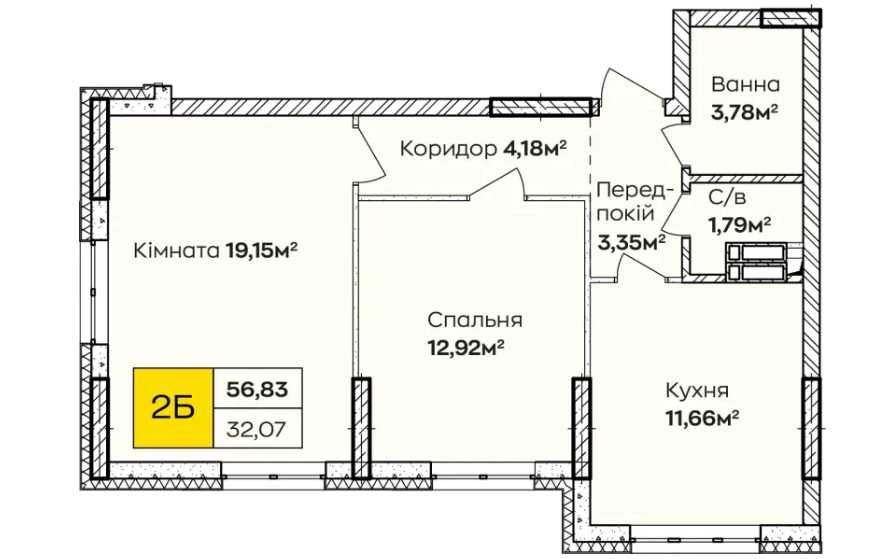 Квартира на ЖК Синергія в Києві, ID 207787, фото №4