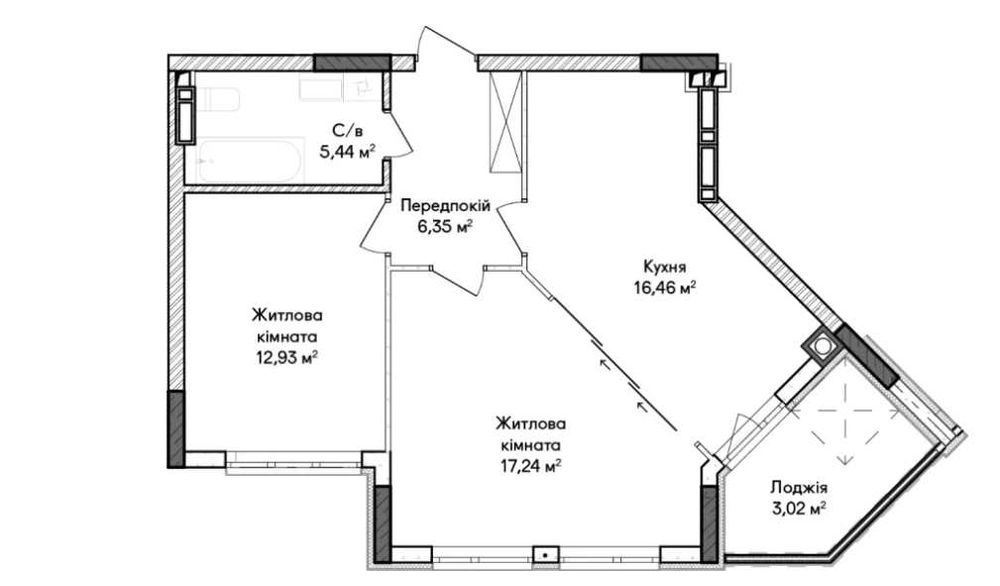 Квартира на біля метро Академмістечко в Києві, ID 193304, фото №5